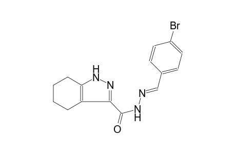 1H-indazole-3-carboxylic acid, 4,5,6,7-tetrahydro-, 2-[(E)-(4-bromophenyl)methylidene]hydrazide