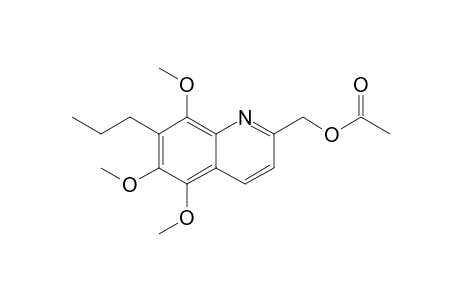 2-Acetoxymethyl-5,6,8-trimethoxy-7-propylquinoline