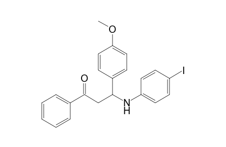 2-Benzoyl-1-(4-methoxyphenyl)-N-(4-iodophenyl)ethanamine