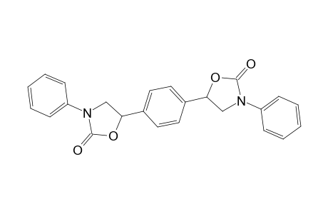 2-Oxazolidinone, 5,5'-(1,4-phenylene)bis[3-phenyl-