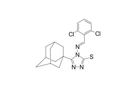 5-(1-ADAMANTYL)-4-(2,6-DICHLOROBENZYLIDENEAMINO)-3-MERCAPTO-1,2,4-TRIAZOLE