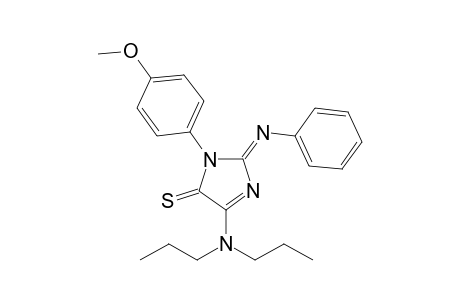 1-(4-Methoxyphenyl)-4-(di-n-propylamino)-2-(phenylimino)-3-imidazoline-5-thione