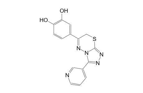 4-[3-(3-pyridinyl)-7H-[1,2,4]triazolo[3,4-b][1,3,4]thiadiazin-6-yl]-1,2-benzenediol