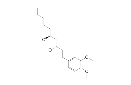 (3S,5S)-1-(3,4-dimethoxyphenyl)decane-3,5-diol