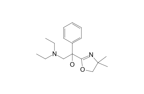 N,N-Diethyl-1-(4,4-dimethyl-2-oxazolin-2-yl)-1-phenylethanolamine