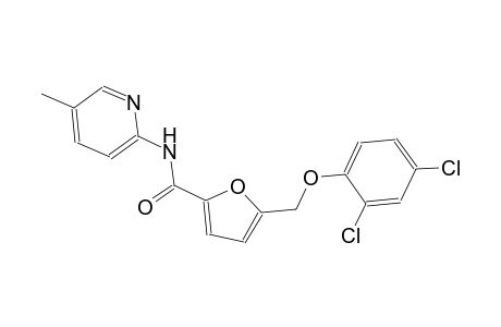 5-[(2,4-dichlorophenoxy)methyl]-N-(5-methyl-2-pyridinyl)-2-furamide