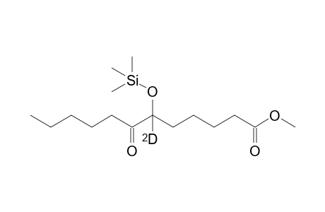 Methyl 6-[(trimethylsilyl)oxy]-7-oxo-6-deuterio-dodecanoate