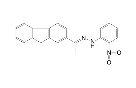 FLUOREN-2-YL METHYL KETONE, (o-NITROPHENYL)HYDRAZONE