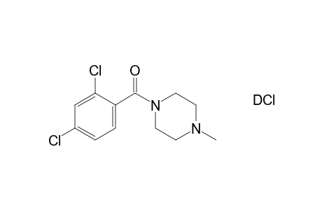1-(2,4-dichlorobenzoyl)-4-methylpiperazine, monohydrochloride