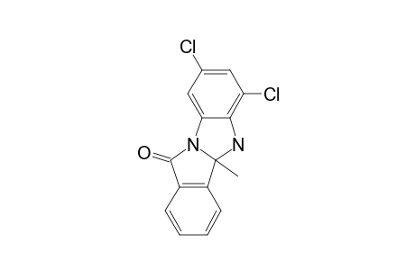 6,8-DICHLORO-4B,5-DIHYDRO-4B-METHYL-11H-ISOINDOLO-[2,1-A]-BENZIMIDAZOL-11-ONE