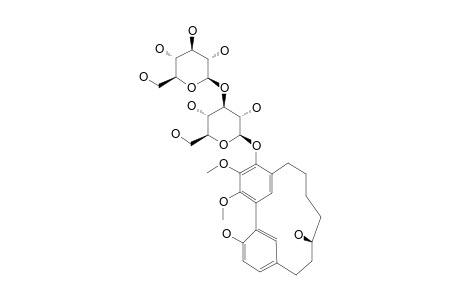 MYRICANOL-5-O-BETA-D-GLUCOPYRANOSYL-(1->3)-BETA-D-GLUCOPYRANOSIDE