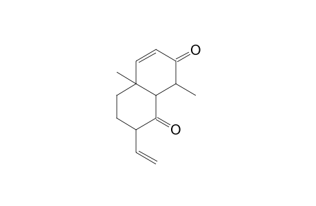 4a,8-dimethyl-2-vinyl-3,4,8,8a-tetrahydro-2H-naphthalene-1,7-dione