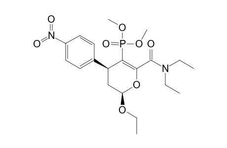 6-(DIETHYLCARBAMOYL)-5-(DIMETHOXYPHOSPHORYL)-2-ETHOXY-3,4-DIHYDRO-4-(4-NITROPHENYL)-2H-PYRAN;CIS-ISOMER