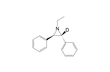 (2R*,3R*)-2-Deuterio-2,3-diphenyl-1-ethylaziridine