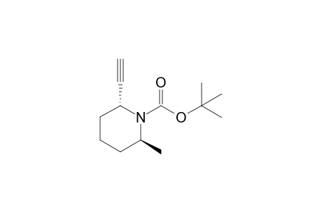 N-(Butoxycarbonyl)-2-ethynyl-6-methylpiperidine