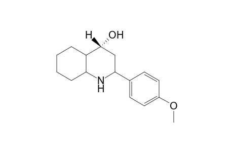 (4R)-2-(4-methoxyphenyl)decahydroquinolin-4-ol