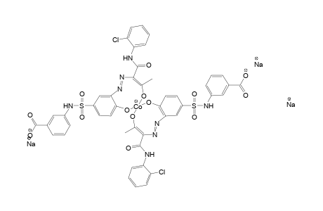 2-(3-Amino-4-hydroxybenzolsulfonamido)benzoic acid->o-Chloroacetoacetanilide/1:2-Co complex