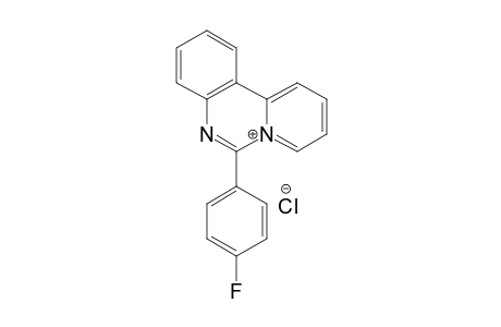 1-(4-Fluorophenyl)pyrido[1,2-c]quinazolinium chloride