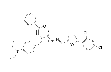 2-propenoic acid, 2-(benzoylamino)-3-[4-(diethylamino)phenyl]-, 2-[(E)-[5-(2,4-dichlorophenyl)-2-furanyl]methylidene]hydrazide, (2Z)-