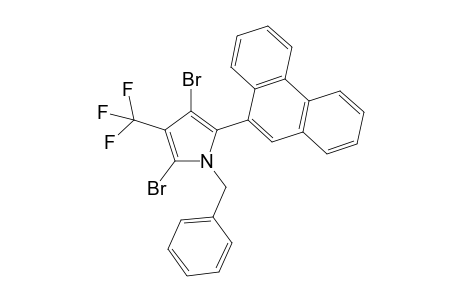 1-benzyl-2-(9-phenanthryl)-4-trifluoromethyl-3,5-dibromo-pyrrole