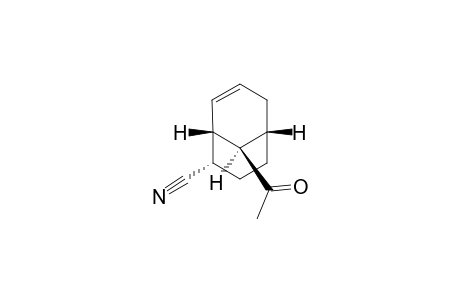 (1S*,2S*,5S*,9R*)-2-Cyano-9-acetylbicyclo[3.3.1]non-7-ene