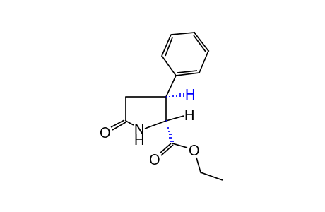 trans-5-OXO-3-PHENYL-2-PYRROLIDINECARBOXYLIC ACID, ETHYL ESTER