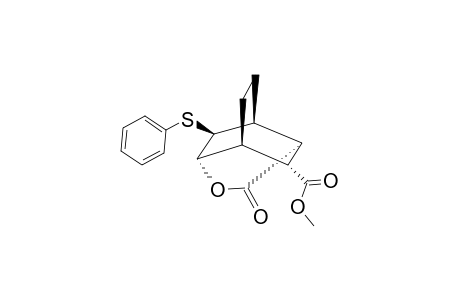 METHYL-(2SR,7RS)-2-PHENYLTHIO-4-OXATRICYCLO-[4.4.0.0(3,8)]-DECA-5-ONE-7-CARBOXYLATE