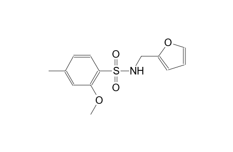 benzenesulfonamide, N-(2-furanylmethyl)-2-methoxy-4-methyl-