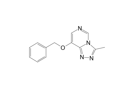 3-methyl-8-phenylmethoxy-[1,2,4]triazolo[4,3-c]pyrimidine