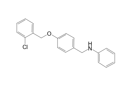 N-{4-[(2-chlorobenzyl)oxy]benzyl}-N-phenylamine