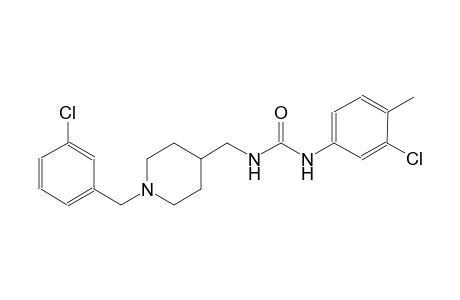 urea, N-(3-chloro-4-methylphenyl)-N'-[[1-[(3-chlorophenyl)methyl]-4-piperidinyl]methyl]-