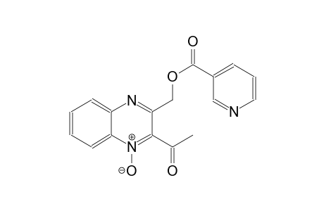 (3-acetyl-4-oxido-2-quinoxalinyl)methyl nicotinate