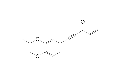 1-(3'-Ethoxy-4'-methoxyphenyl)-3-oxo-4-penten-1-yne