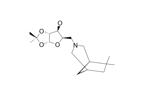 5-DEOXY-1,2-O-ISOPROPYLIDENE-5-(1,6,6-TRIMETHYL-3-AZABICYClO-[3.2.1]-OCTAN-3-YL)-ALPHA-D-XYLOFURANOSE