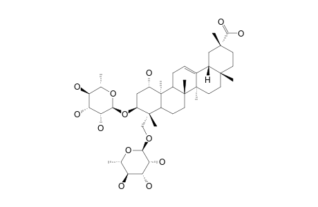 23-HYDROXYIMBERBIC-ACID-3-O-ALPHA-L-RHAMNOPYRANOSYL-23-O-ALPHA-L-RHAMNOPYRANOSIDE