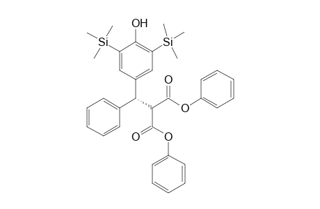 diphenyl (R)-2-((4-hydroxy-3,5-bis(trimethylsilyl)phenyl)(phenyl)methyl)malonate