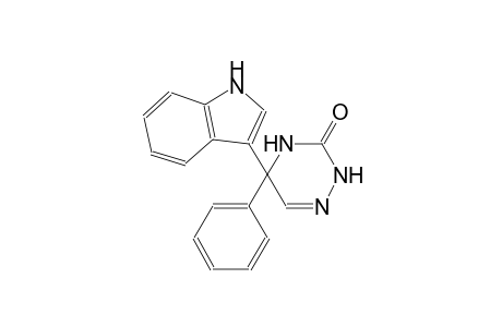 1,2,4-triazin-3(2H)-one, 4,5-dihydro-5-(1H-indol-3-yl)-5-phenyl-
