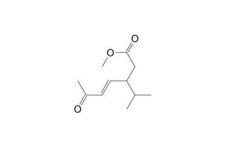 4-Heptenoic acid, 3-(1-methylethyl)-6-oxo-, methyl ester, (E)-