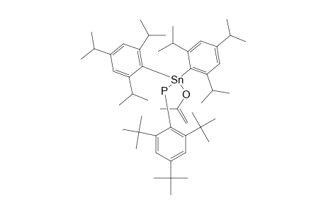 BIS-(2,4,6-TRIISOPROPYLPHENYL)-(2-PROPENYLOXY)-STANNYL-(2,4,6-TRI-TERT.-BUTYLPHENYL)-PHOSPHINE