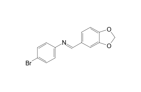 p-bromo-N-piperonylideneaniline