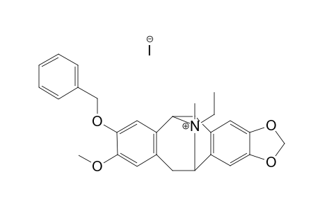 9-O-Benzyl-N-ethylcaryachine N-methoiodide