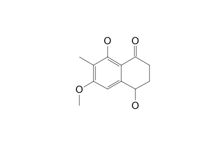 3,4-DIHYDRO-4,8-DIHYDROXY-6-METHOXY-7-METHYL-1(2H)-NAPHTHALENONE