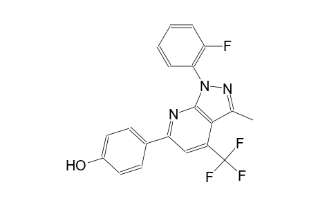 phenol, 4-[1-(2-fluorophenyl)-3-methyl-4-(trifluoromethyl)-1H-pyrazolo[3,4-b]pyridin-6-yl]-