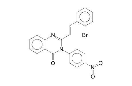2-[(E)-2-(2-Bromophenyl)ethenyl]-3-(4-nitrophenyl)-4(3H)-quinazolinone