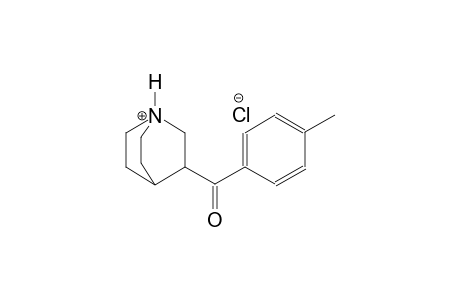3-(4-methylbenzoyl)-1-azoniabicyclo[2.2.2]octane chloride