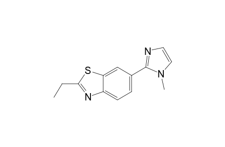 Benzothiazole, 2-ethyl-6-(1-methyl-1H-imidazol-2-yl)-