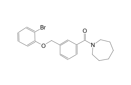 2-bromophenyl 3-(hexahydro-1H-azepin-1-ylcarbonyl)benzyl ether