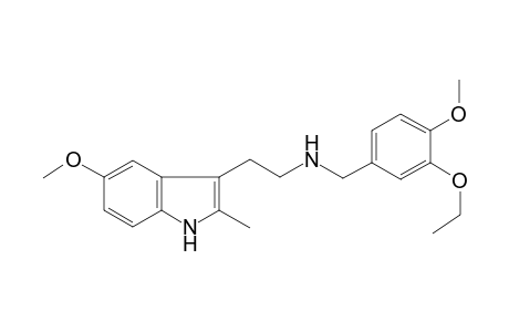 (3-Ethoxy-4-methoxybenzyl)[2-(5-methoxy-2-methyl-1H-indol-3-yl)ethyl]amine