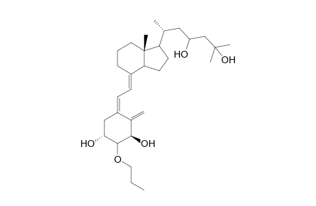 (1R,3R,Z)-5-(2-((7aR,E)-1-((2R)-4,6-dihydroxy-6-methylheptan-2-yl)-7a-methyloctahydro-4H-inden-4-ylidene)ethylidene)-4-methylene-2-propoxycyclohexane-1,3-diol