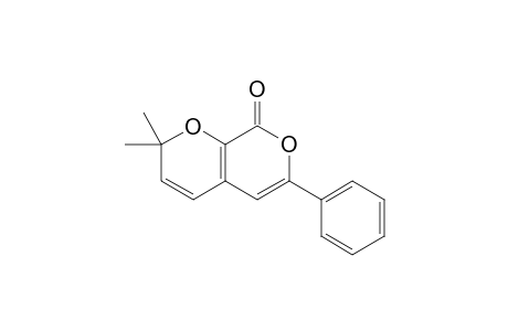 4-(3-O-3'')-3''-METHYLBUTENYL-6-PHENYL-PYRAN-2-ONE